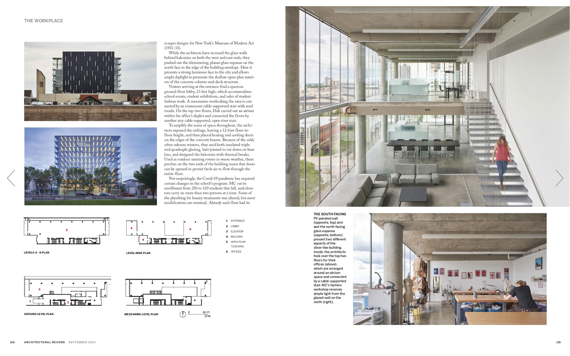 Architectural Record, September 2020- The Edge, Dub Architects