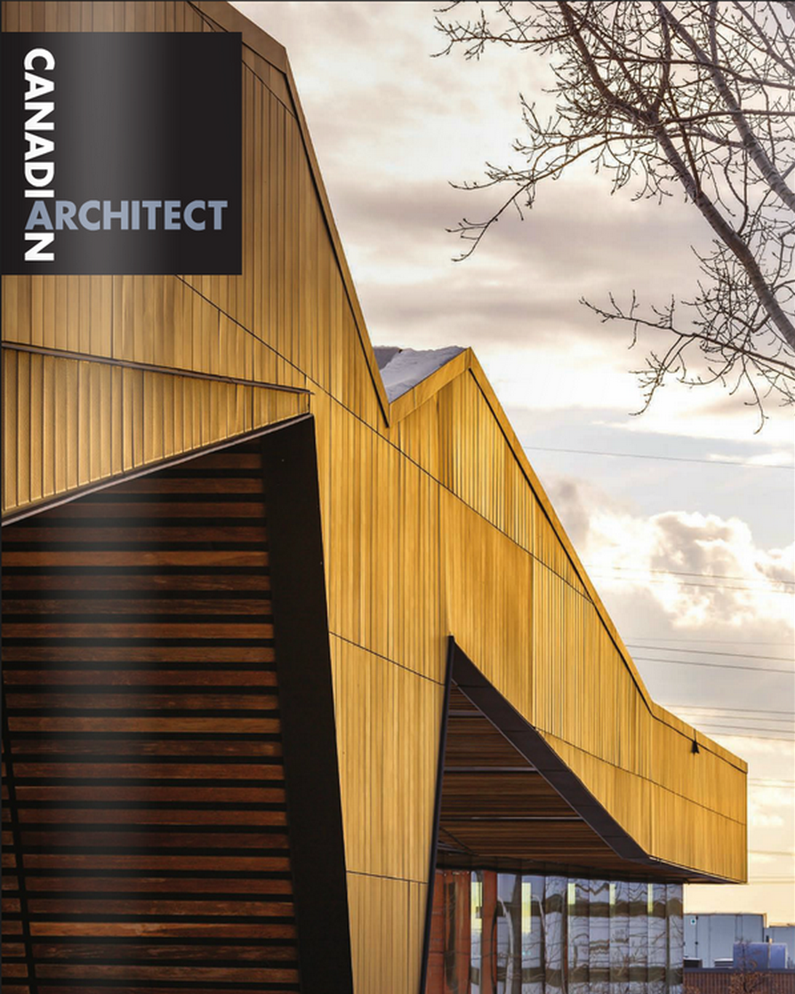 Canadian Architect - March 2015 - Cover Bibliotheque du Boise