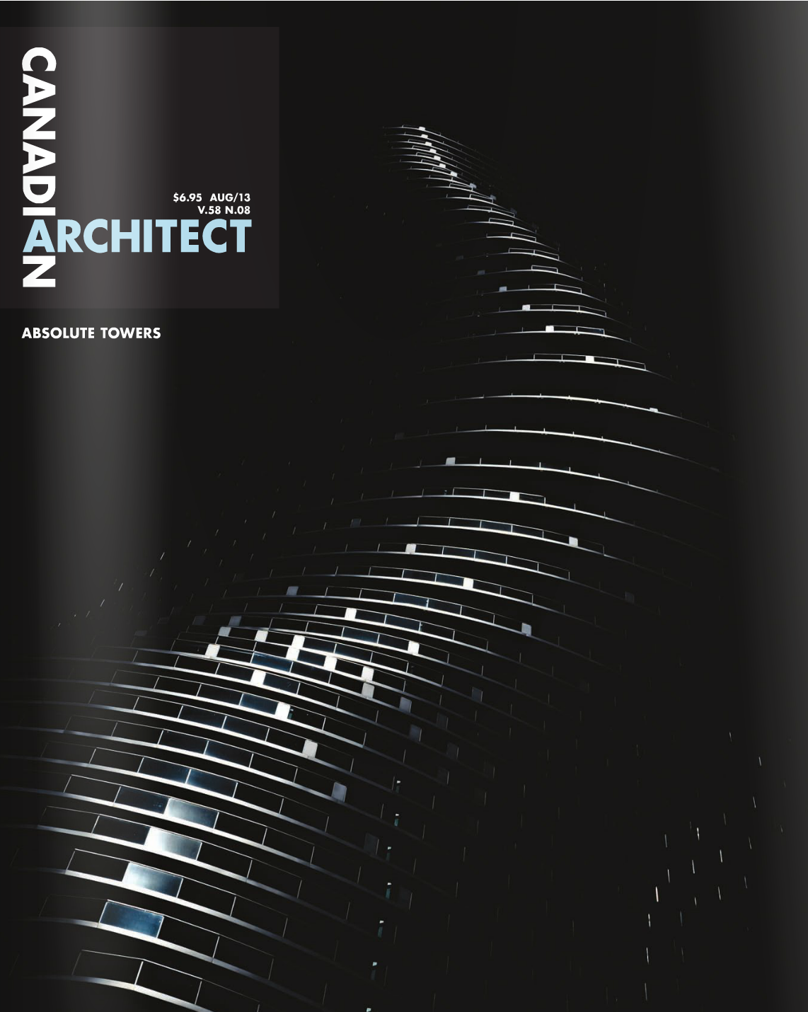 Canadian Architect August 2013 Cover