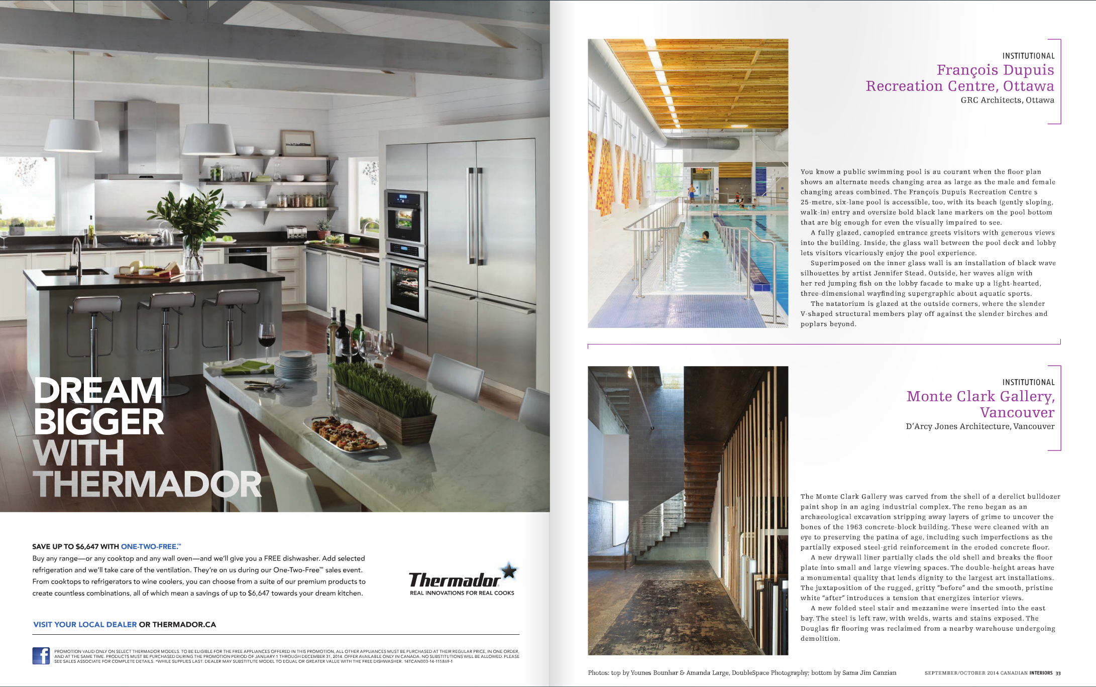 Canadian Interior Best of Canada inside Oct 2014